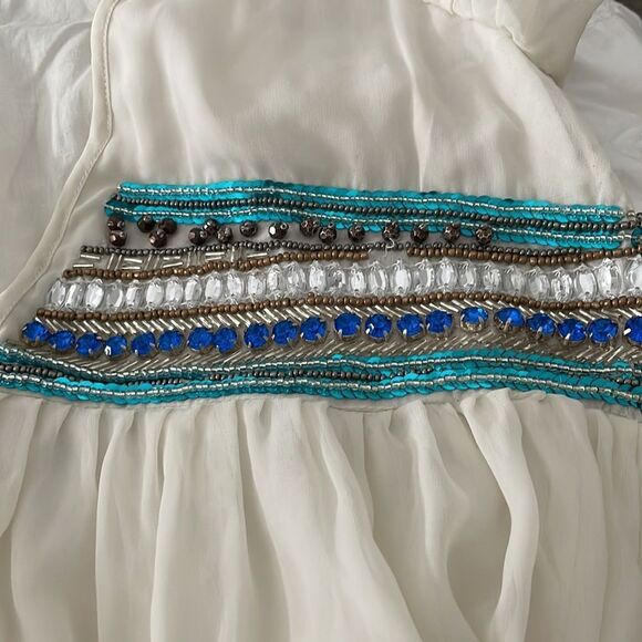 TULAROSA x REVOLVE Stella Dress in Ivory SIZE S NWOT Retail 278.00 BEADS IN TACT - Picture 10 of 14